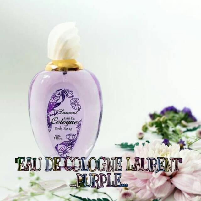 EAU DE COLOGNE "LAURENT" PURPLE BODY SPRAY