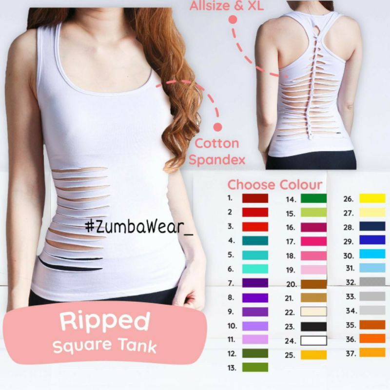 RIPPED SQUARE TANK