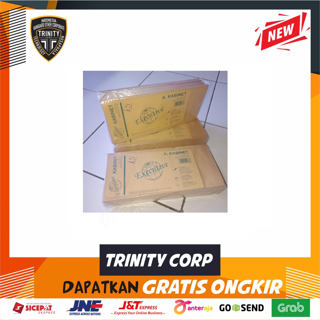 

AMPLOP COKLAT EXECUTIVE 110X240 Per Pack