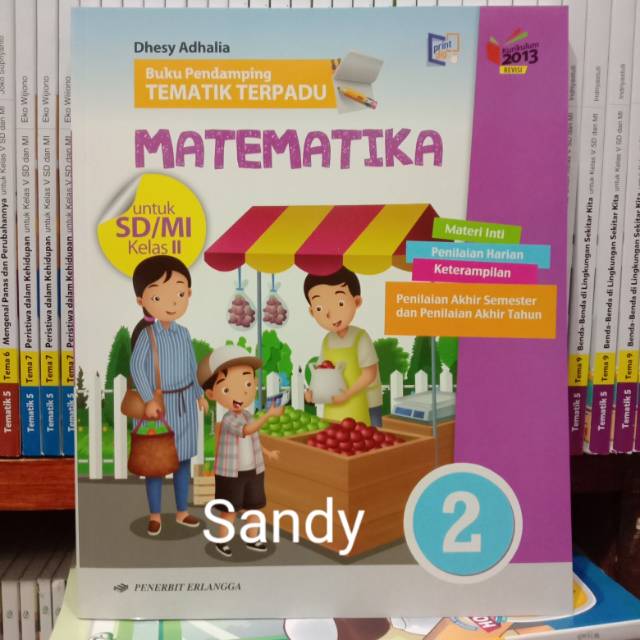 Jual Buku Pendamping Tematik Matematika Kelas 2 Sd Indonesia Shopee Indonesia