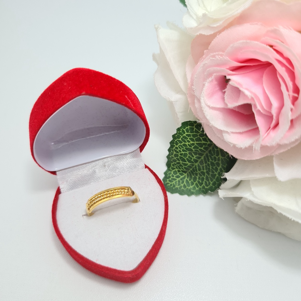 Cincin Emas Muda Model Tali Air