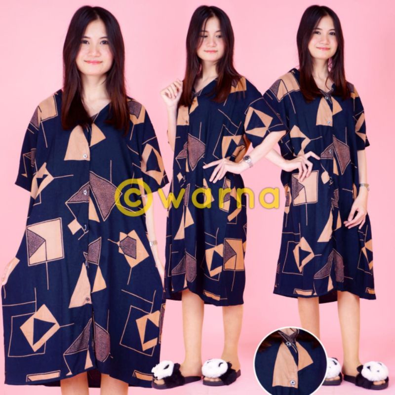 Daster kancing/daster Andin/daster jumbo/daster kancing jumbo/daster viral/daster murah/bisa COD