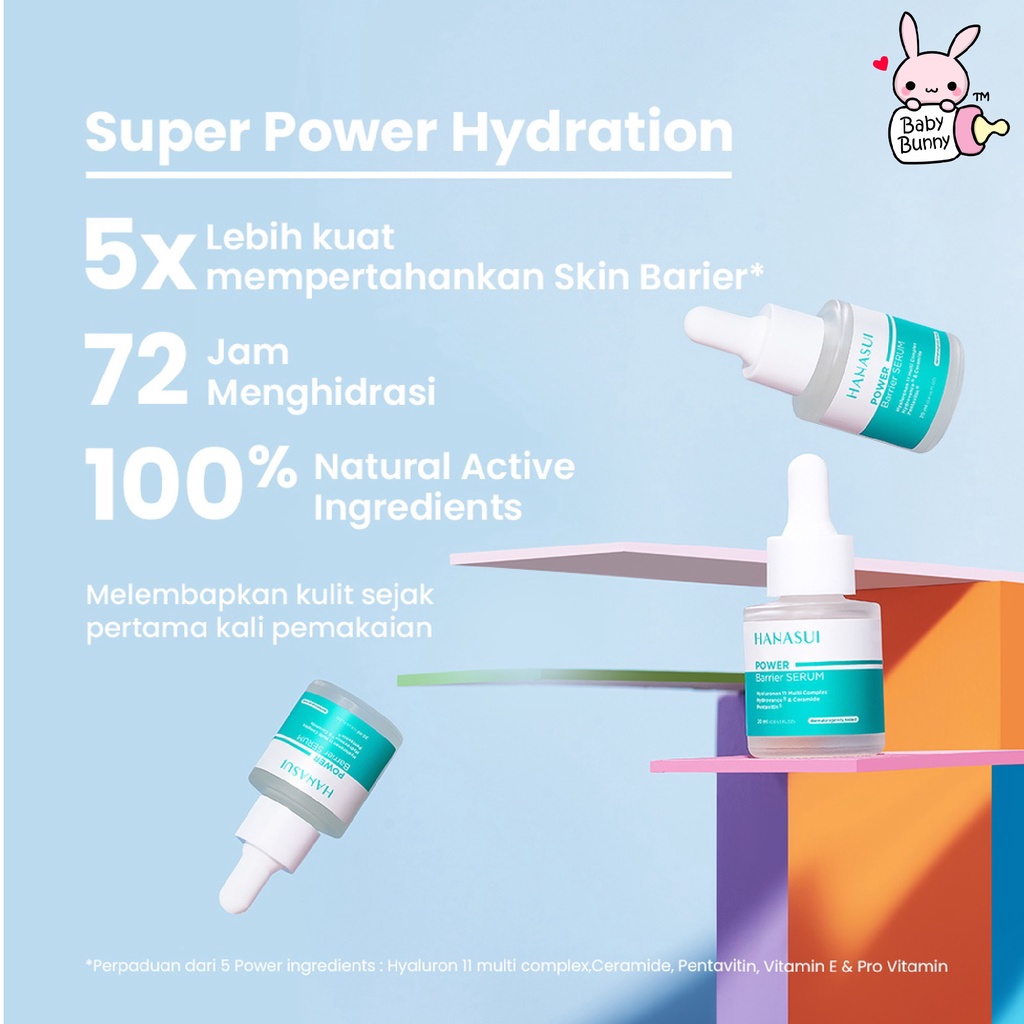 ❤ BELIA ❤ HANASUI Power Serum | Acne | Bakuchiol | Barrier | Peeling Serum | BPOM