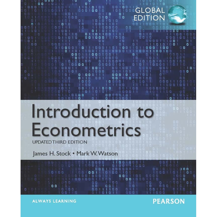 

Buku introduction to econometrics by james H. stock - HARDCOVER