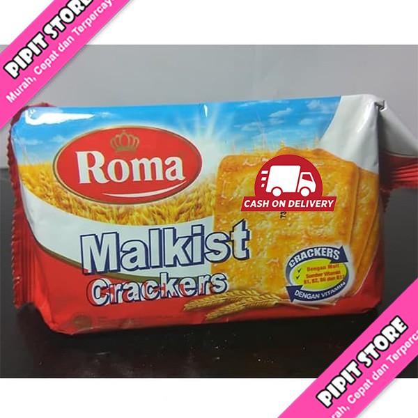 

Roma Malkist Crackers 135 gram Manis Gurih Original