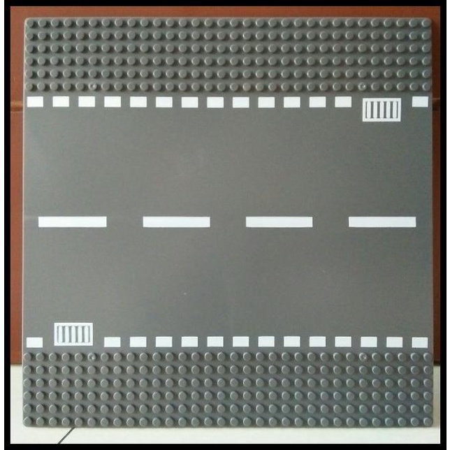 Baseplate Jalan Street Race Alas Tatakan Lego Lintasan Lurus