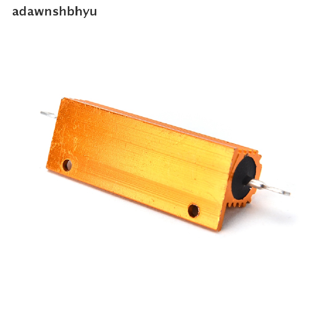 Adawnshbhyu  1/2 /4 /8 /10 Ohm 100W Watt Shell Power Aluminium Bertempat Case Wirewound Resistor Baru