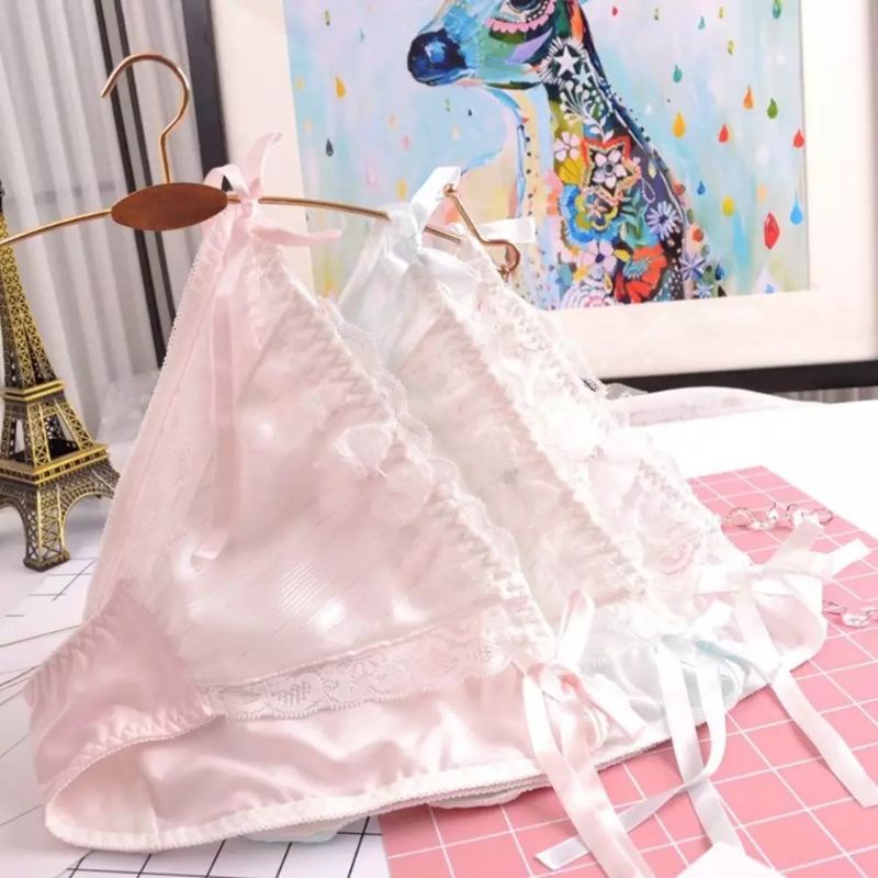 cd gadis jepang sutra susu panties tali pinggang pita pesta