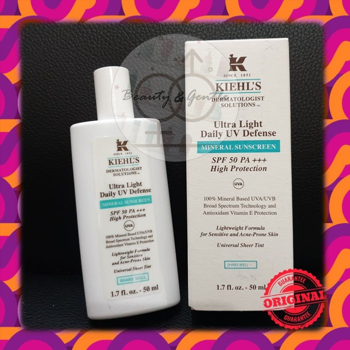 PROMO Kiehls Ultra Light Daily UV Defense Mineral Sunscreen SPF 50ml