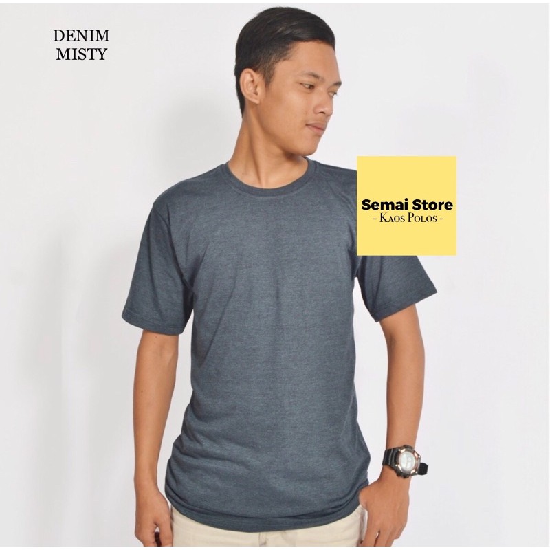 KAOS POLOS ORIGINAL DENIM MISTY