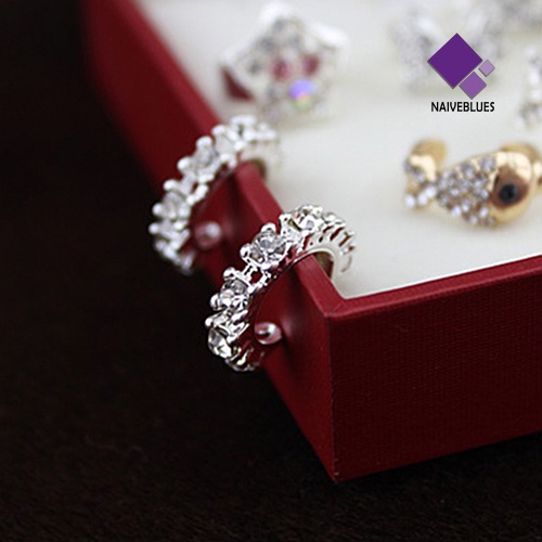 Naiveblue Anting Klip Tanpa Tindik Untuk Wanita