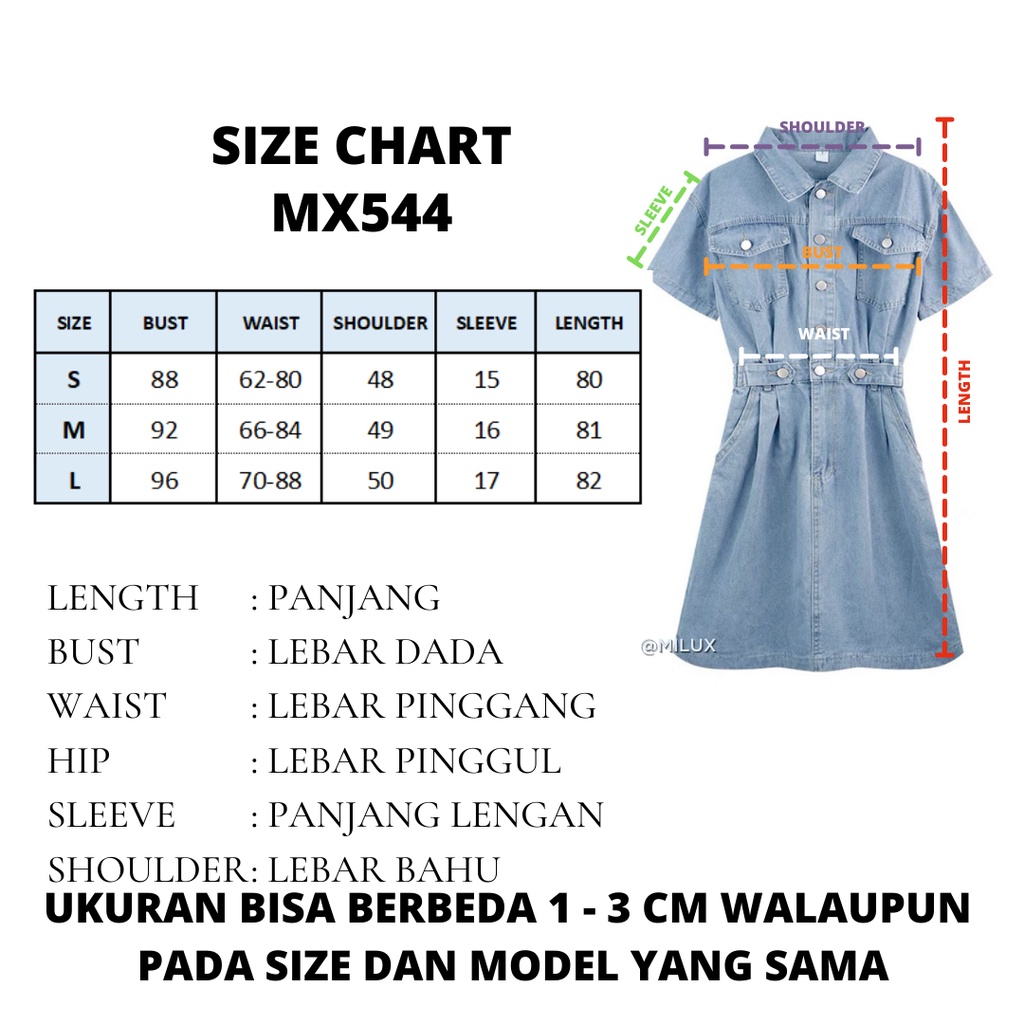 DRESS JEANS  WANITA TERUSAN CEWEK DENIM MX544