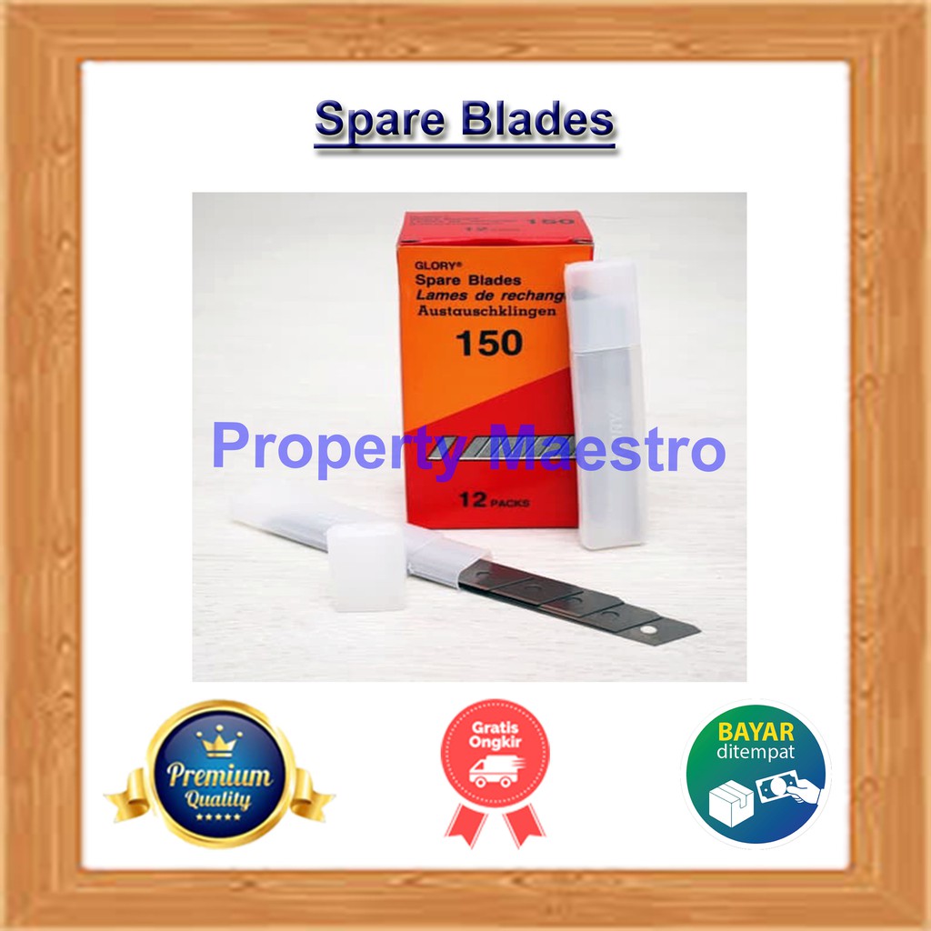

Original Isi Cutter Besar L- 150 / Spare Blades / Pemotong Kertas / Refill Cutter