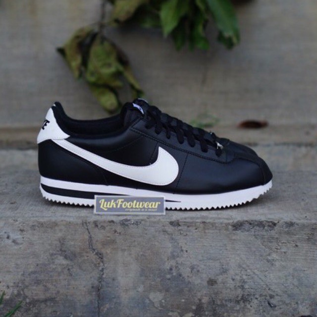 ORIGINAL NIKE CORTEZ ‘72 BASIC LEATHER BLACK WHITE