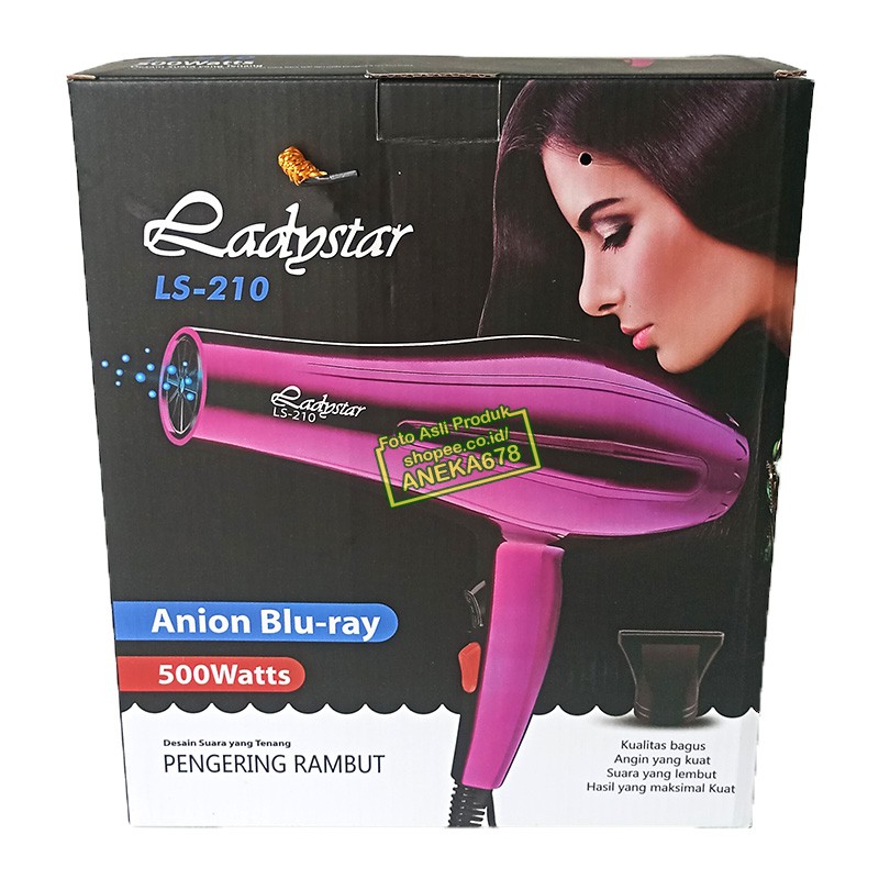 LADYSTAR LS 210 HAIR DRYER SALON LS210 HAIRDRYER PENGERING RAMBUT