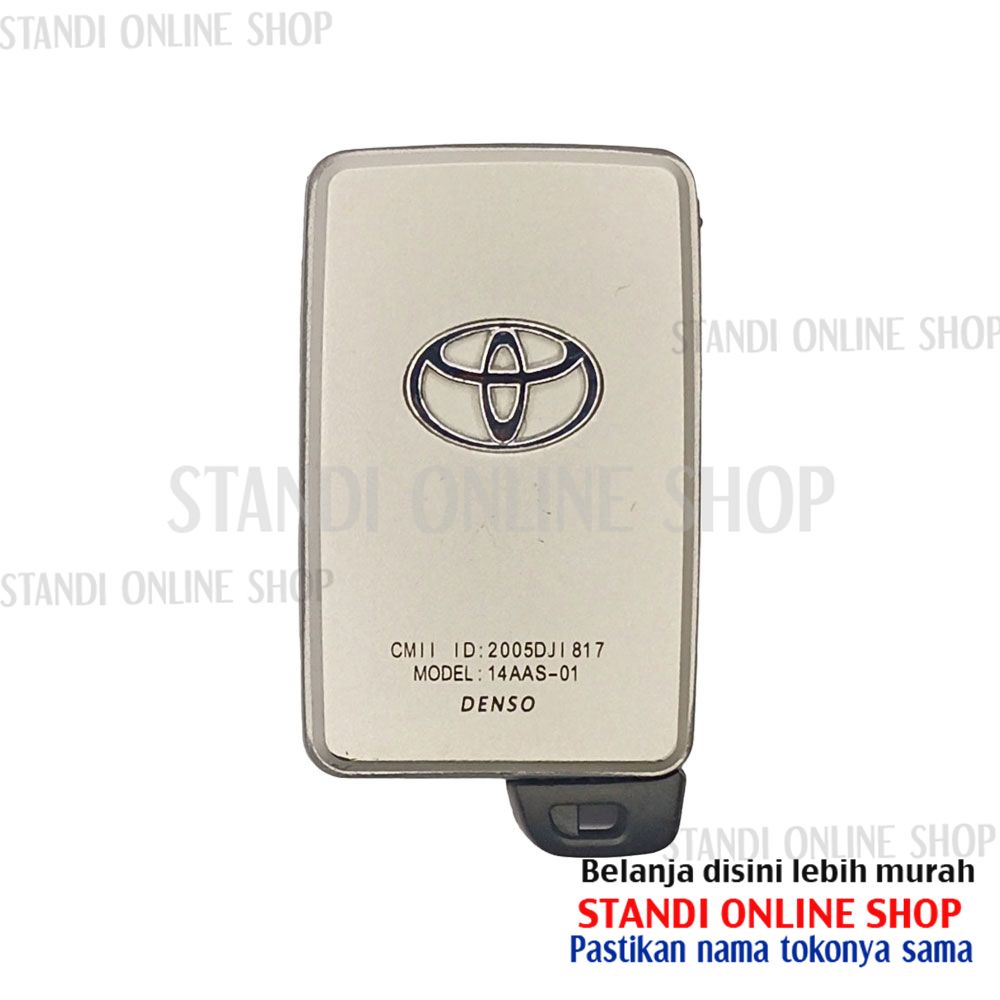 Remote Set Komplit Kunci Smartkey Toyota Alphard Vellfire B52EA