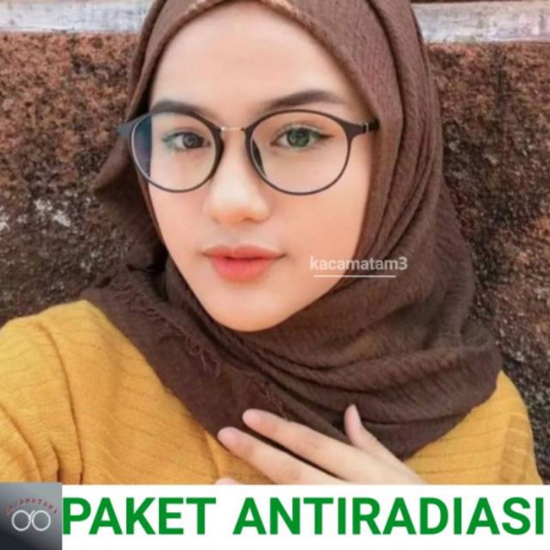 kacamata lensa antiradiasi computer tv hp laptop bisa normal minus plus cilinder tergantung permintaan sampai minus 5 cyl 2 harga masih sama tulis saja pesanan kaka di catatan saat order free box lap cairan pembersih kode 2168 size 50-19-145