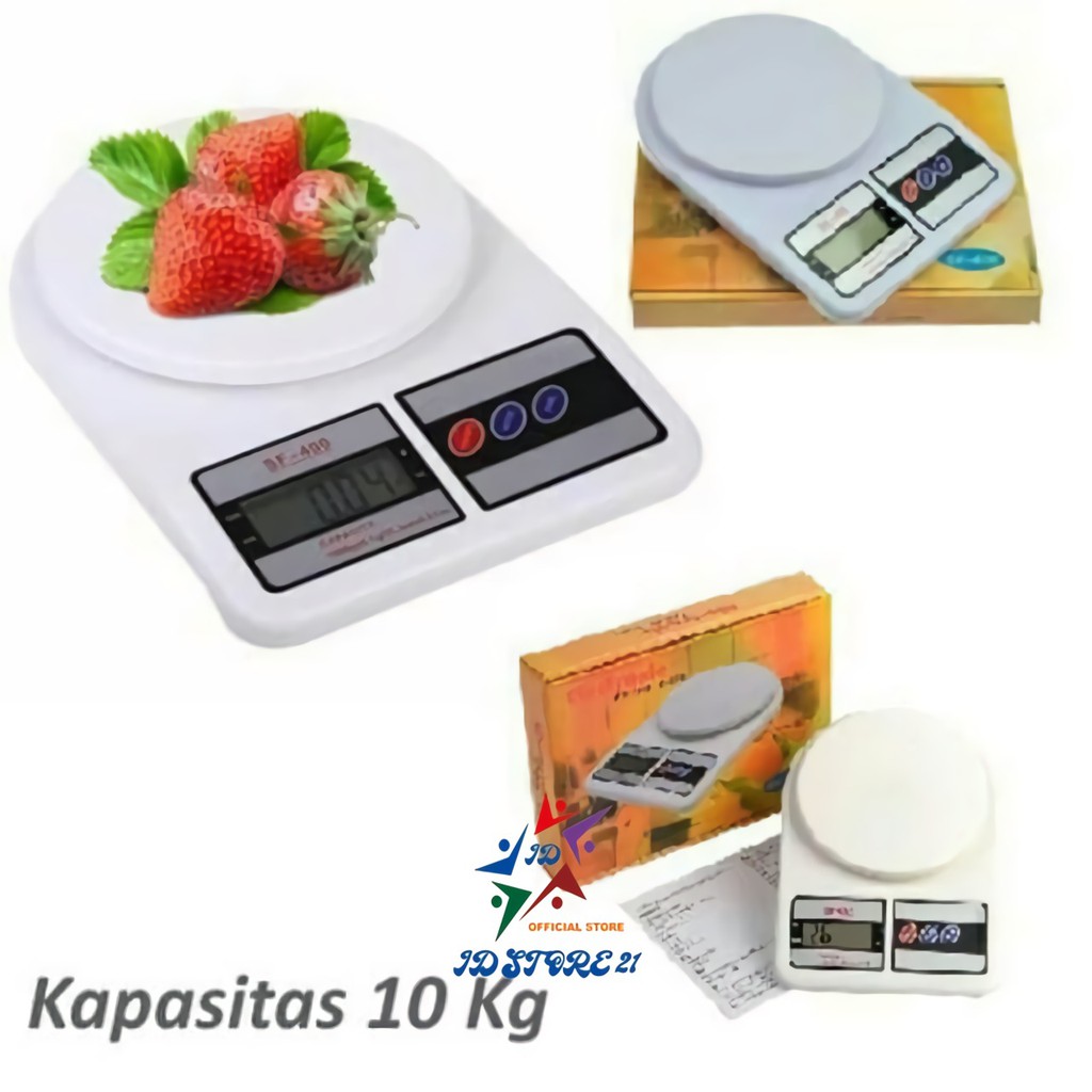 Timbangan Dapur Digital SF400 10KG / 7KG  Makanan Kitchen Scale Kue Gratis Baterai