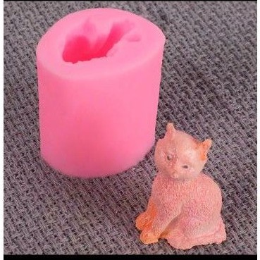 cetakan silikon kucing kampung