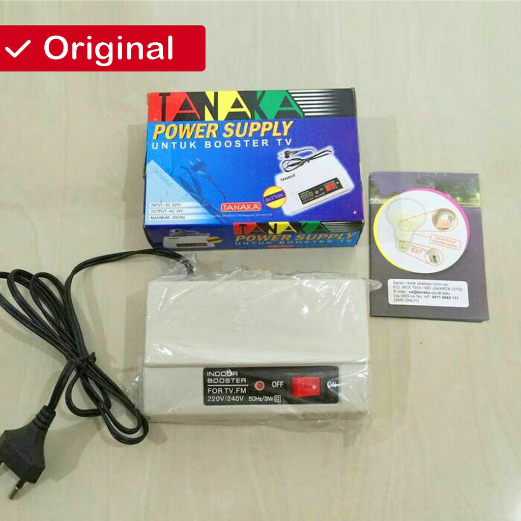 Boster bawah Tanaka Power supply untuk booster tv Tanaka