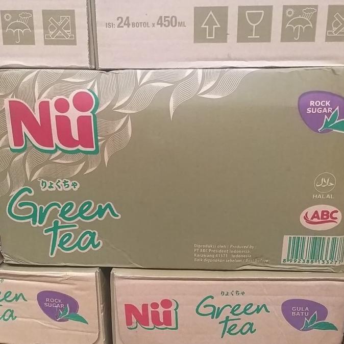 

[ COD ] Nu Green Tea Gula Batu / Jasmine 24 x 450ml MURAH Kode 955