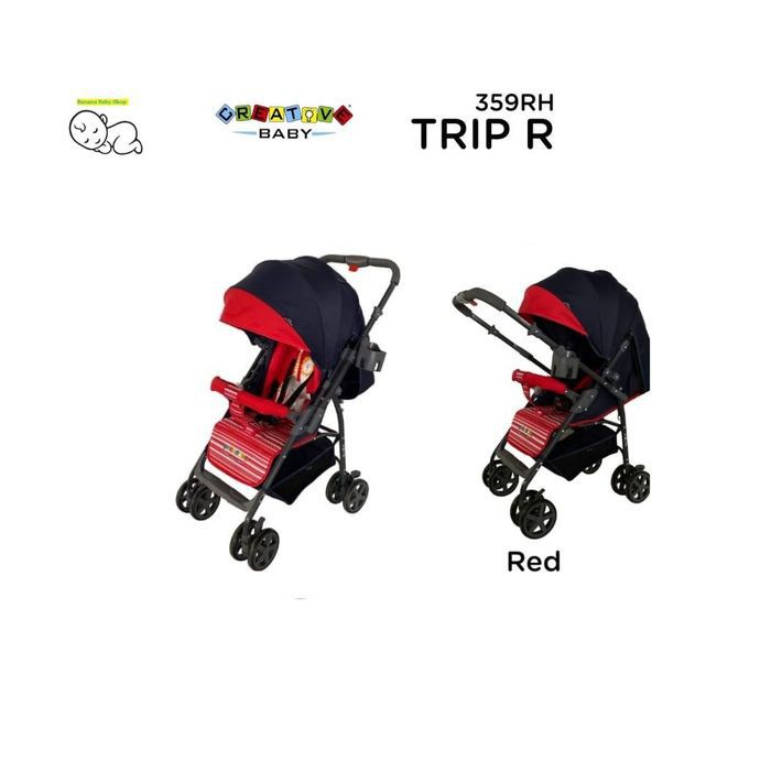 Makassar PROMO - Stroller/ Kereta Bayi Pliko Creative 359 Trip R Drongan 2 Arah | Kereta Dorong Bayi