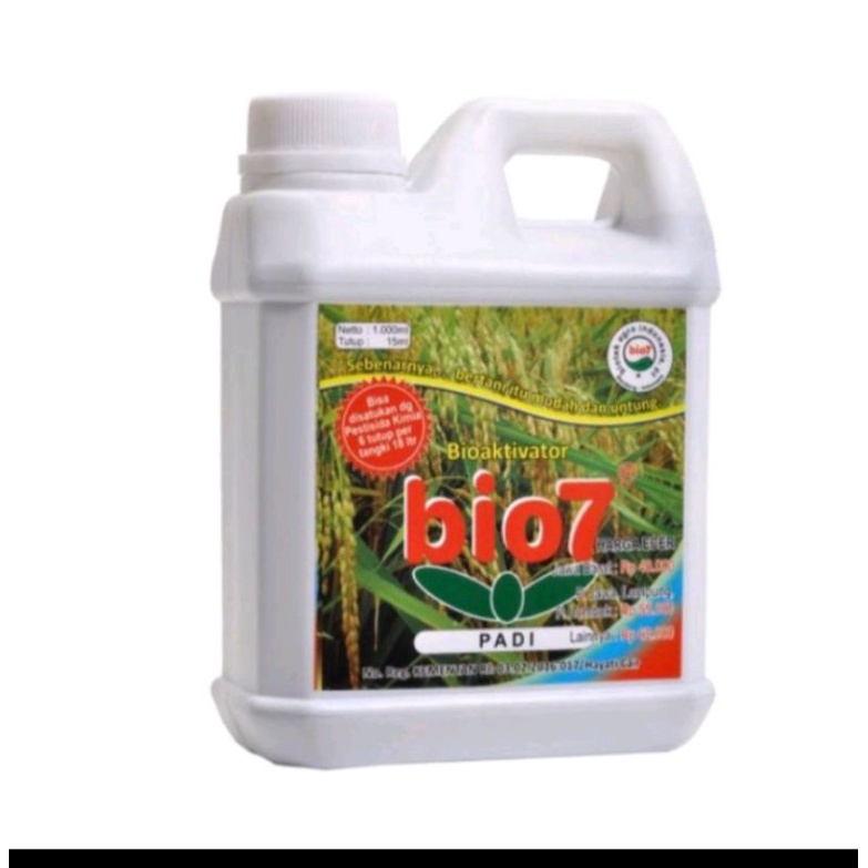 PROMO KHUSUS HARI INI. BELI 2 LEBIH MURAH   PUPUK CAIR BIOAKTIVATOR BIO7 1LITER PADI PALAWIJA 1 PURW