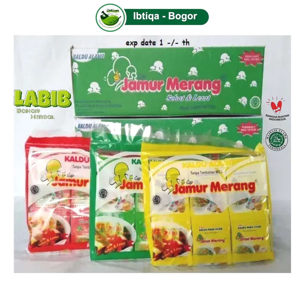 Jual Kaldu Alami Cap Jamur Merang Bpom Bumbu Masak Cap Jamur Merang Halal Mui Isi Sachet