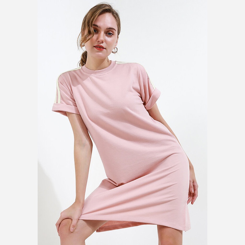 Tolliver Stripes Dress Wanita