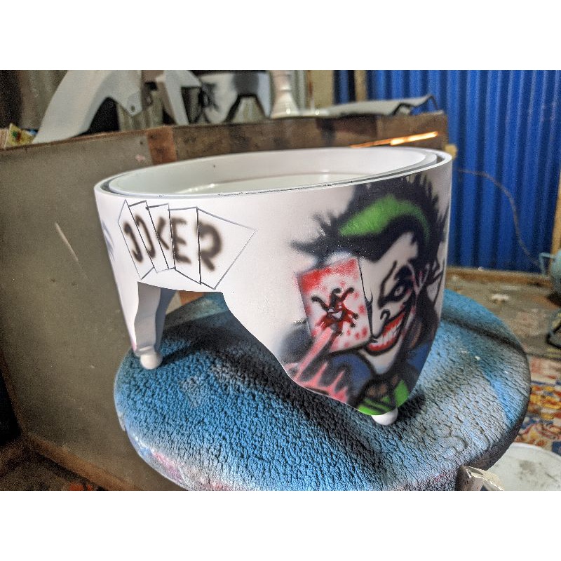 TEBOK PLECI LOVEBIRD ASLI AIRBRUSH CLEAR PREMIUM