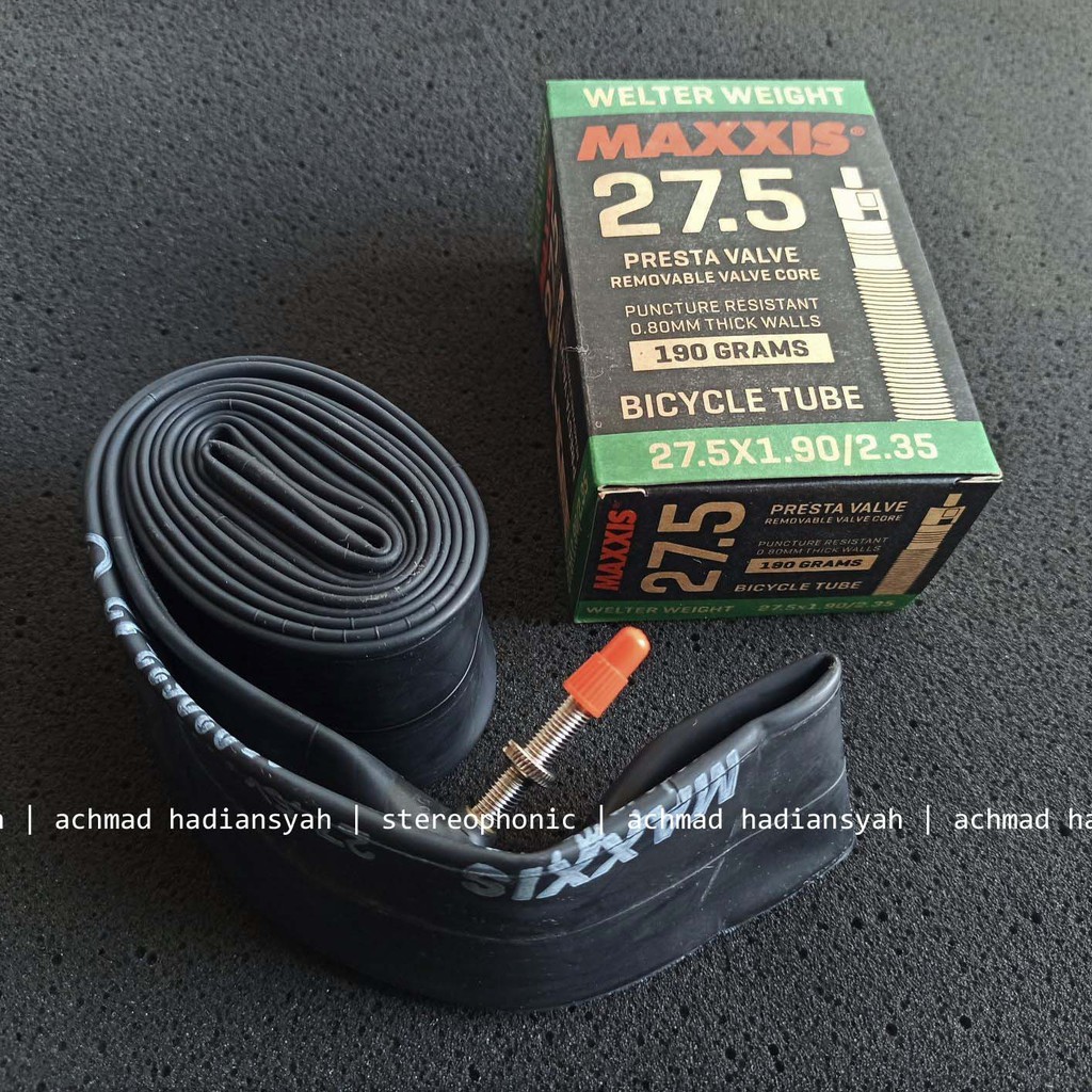 PRESTA Valve Ban dalam MAXXIS 27.5 x 2.35 Ban dalem MAXXIS 27.5 x 2.35 Ban dalem 27.5 x 1.90 Ban 27