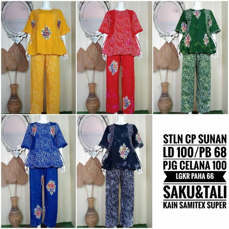 Set Batik wanita / setelan batik jumbo / One Set Jumbo Etnik Batik Modern