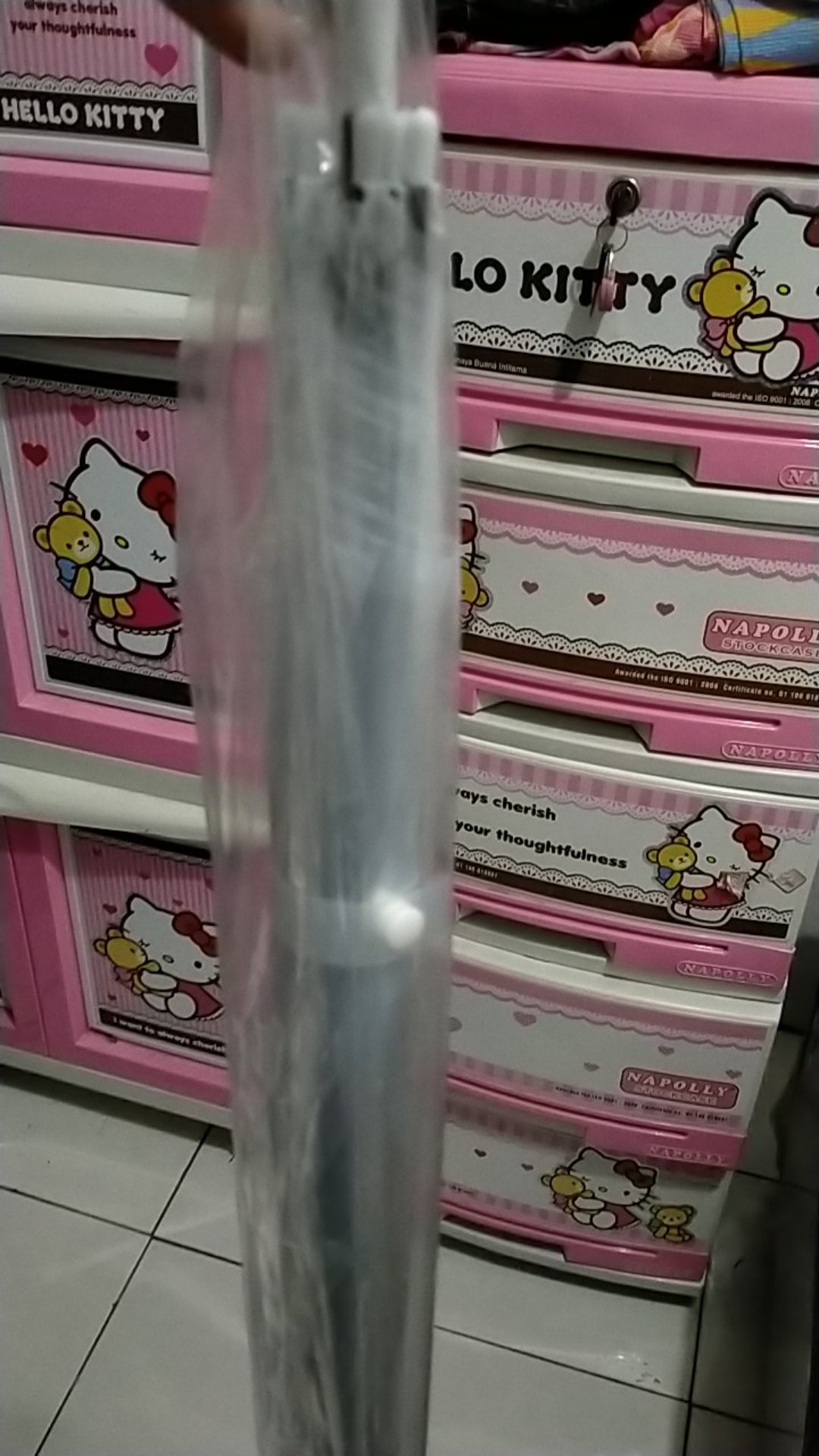 Transparan Payung 75cm Bening Transparant Pvc Korea Japan Style