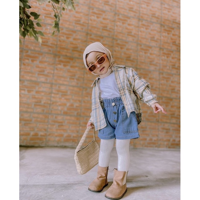 BERYL HOTPANTS Celana Pendek Denim Jeans Anak Perempuan