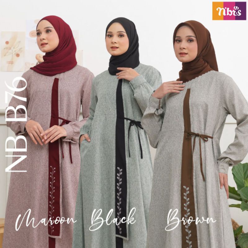 BAJU GAMIS NIBRAS NB B76