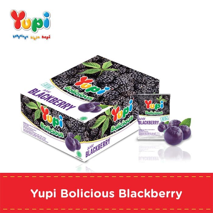 

Yupi Bolicious Blackberry Box ( 24 pc @5 gram )