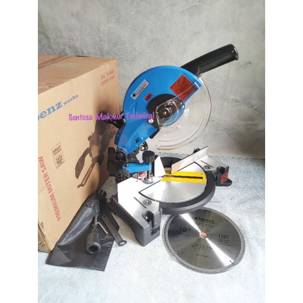 BENZ BZ-8044 10&quot; Miter Mitre Saw Gergaji Potong Aluminium Dinamo