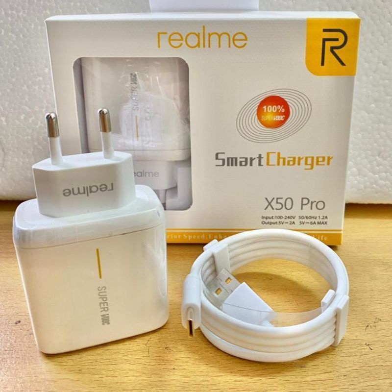 Travel Charger Realme X50 Pro Smart Charging Micro Usb/Type C