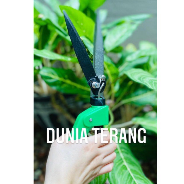 Gunting Rumput 3 posisi 1tangan 13in - Gt Daun model rose Free Direction Lawn Shear - GALAXY