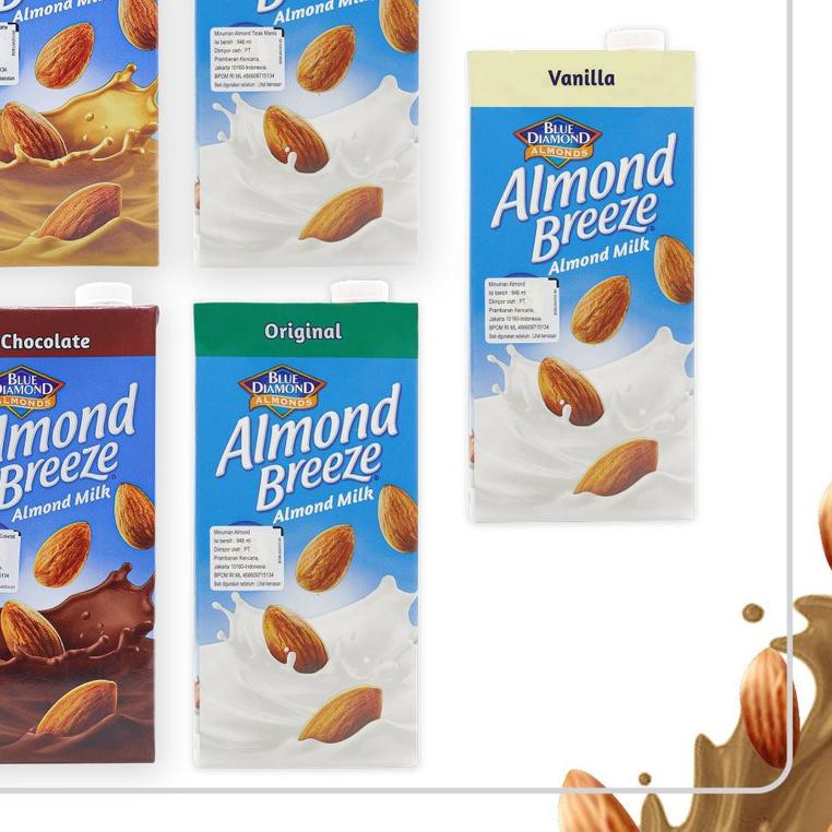 

✯ Blue Diamond Almond Breeze Almond Milk 946ml ❂