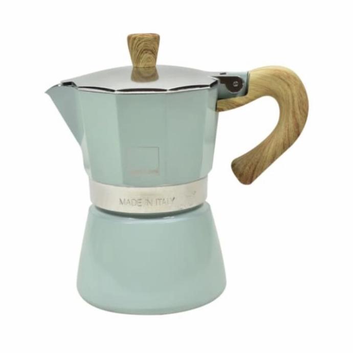 *:*:*:*:*] Gnali & Zani Moka Coffee Maker 3 cup Pink & Biru/ Moka Pot 3 Cup