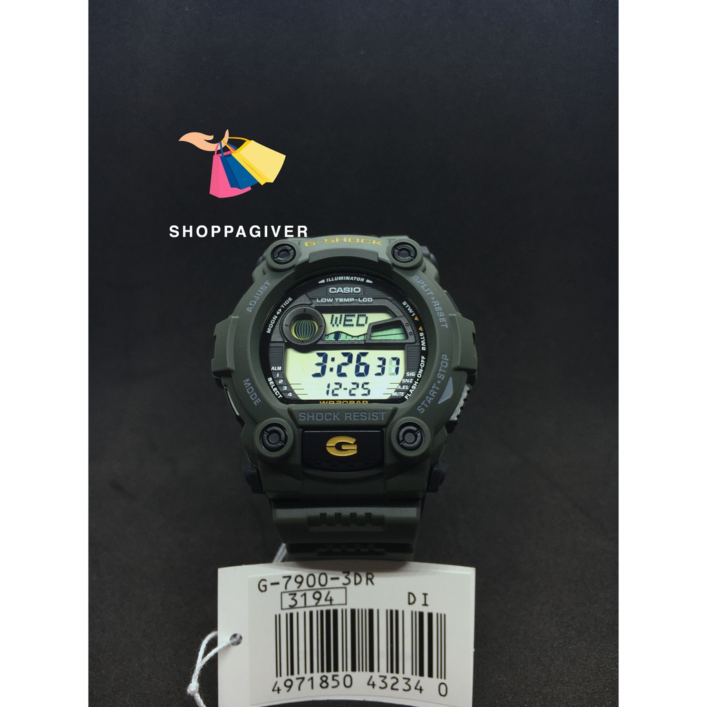 JAM TANGAN PRIA CASIO G-SHOCK DIGITAL G-7900 / G-7900-3 / G-7900-3DR ORIGINAL BERGARANSI