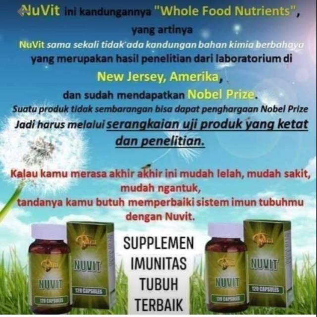 Nuvit Vitamin kesehatan untuk imun tubuh