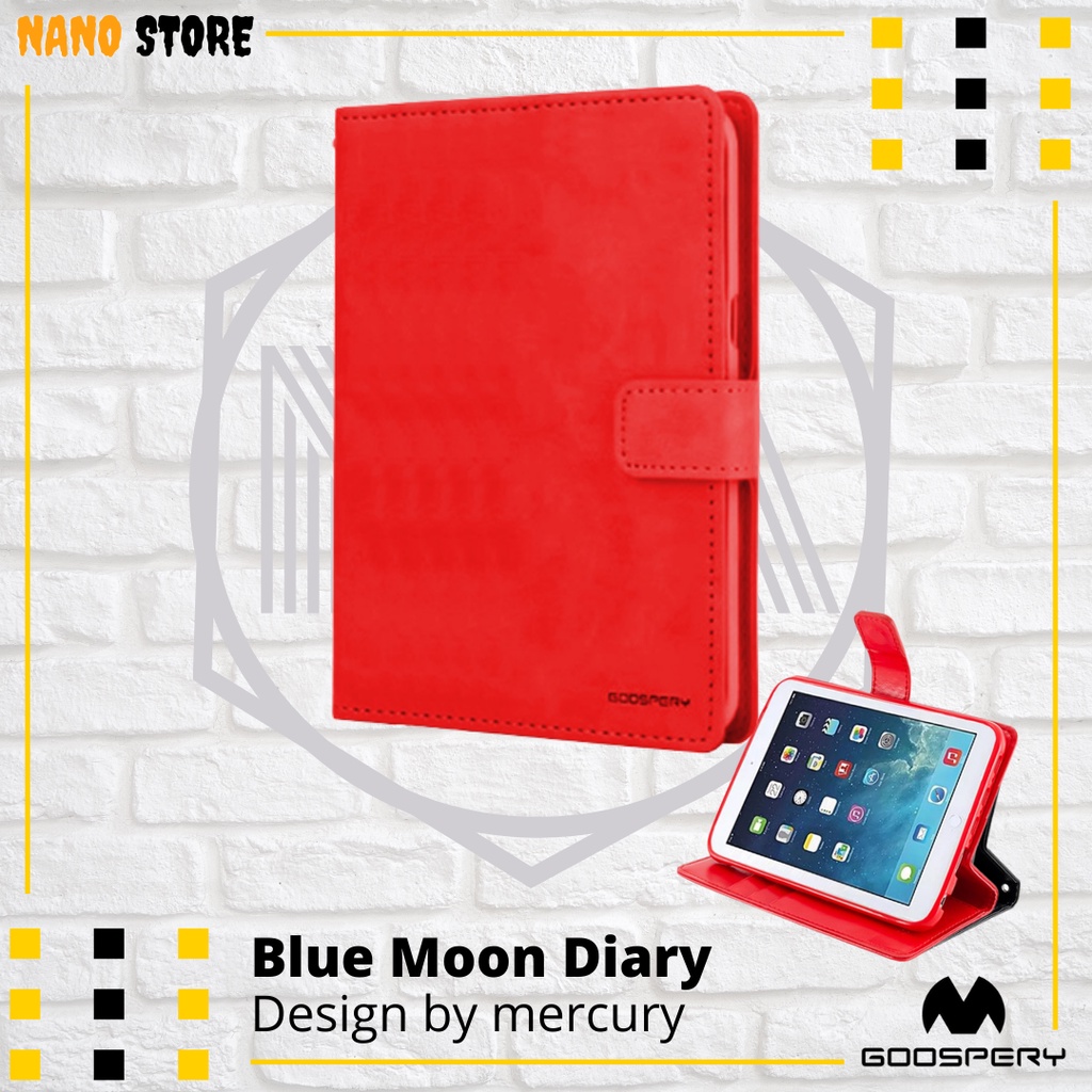 Flip Case Samsung Tab S6 Lite Tab S6 Tab S5 E Tab S4 10.5 Bluemoon Diary Flip Wallet Mercury Goosper