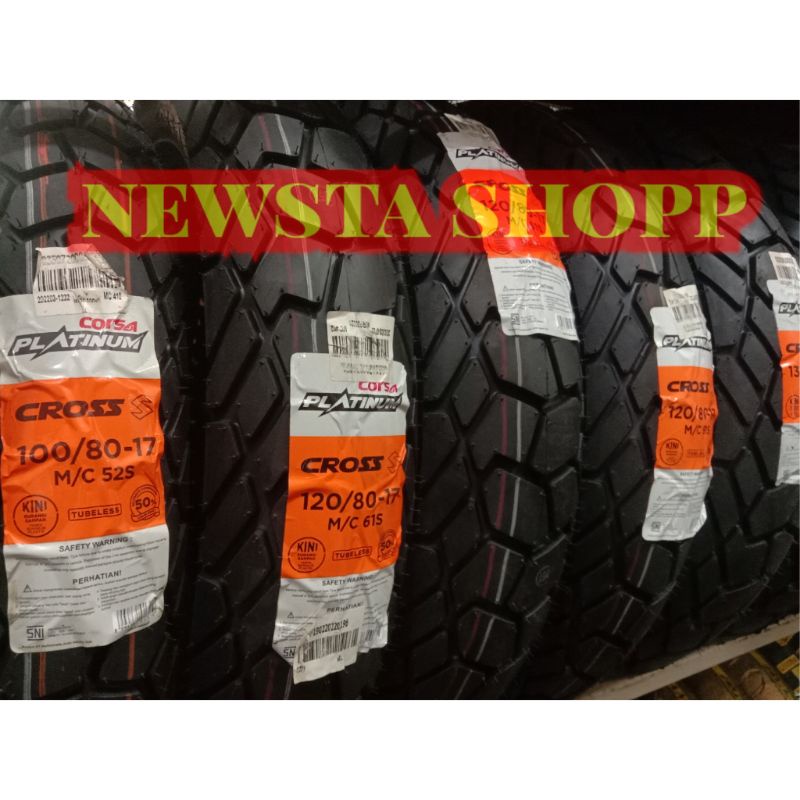 ban Corsa cross s platinum 100 80 17 120 80 17 set depan belakang paketan