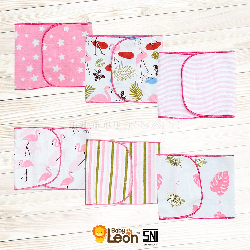 6in1 BABY LEON Gurita Instan Motif Gurita Rekat Bayi Baru Lahir GR-216