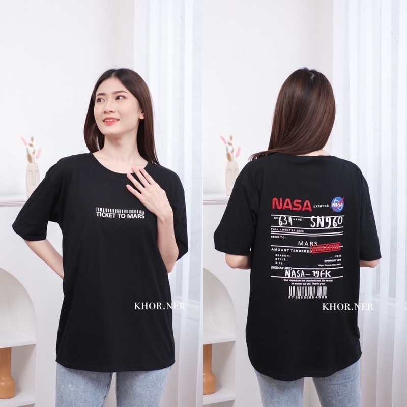 Kaos unisex cewek cowok oversize | Nasa | tumblr tee pria wanita | cotton combed tshirt