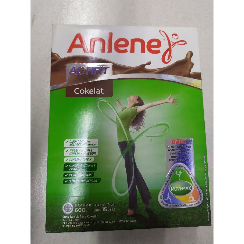 

Anlene Actifit Coklat Formula 600g