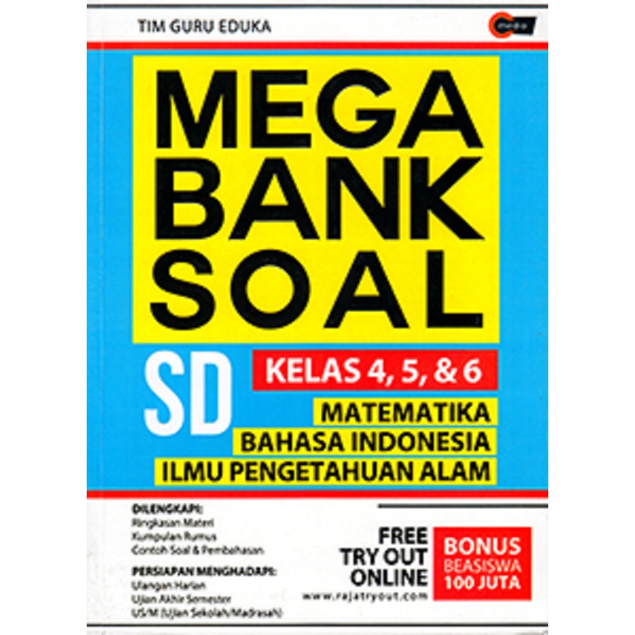 Mega Bank Soal SD Kelas 4, 5, & 6