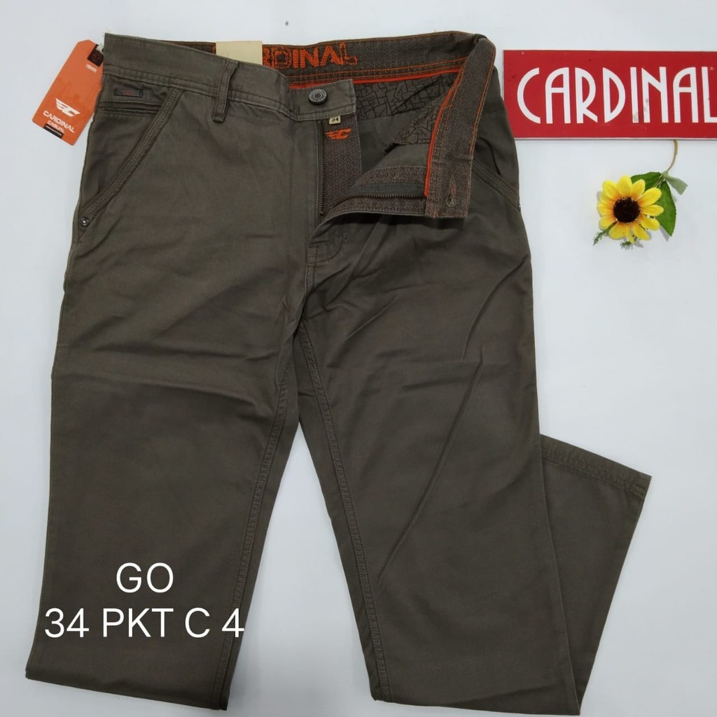 gof 34-PKT CARDINAL CASUAL CELANA POCKETS PANJANG Celana Chino Pria Fashion Laki Brand Kekinian